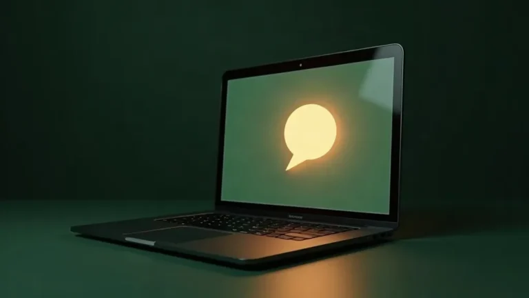 Adverteren in ChatGPT: gespreksbubbel met advertentie-icoon
