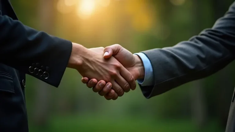 Affiliate: partnerschap handdruk