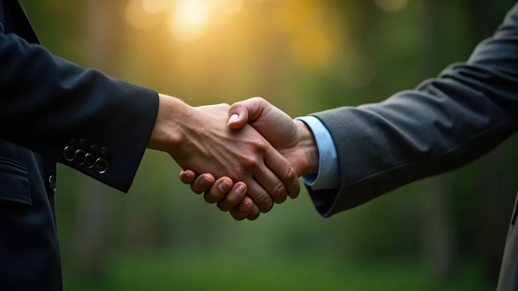 Affiliate: partnerschap handdruk