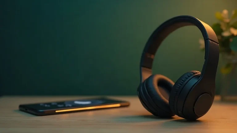 AI voice agent: headset en spraakgolf op telefoon