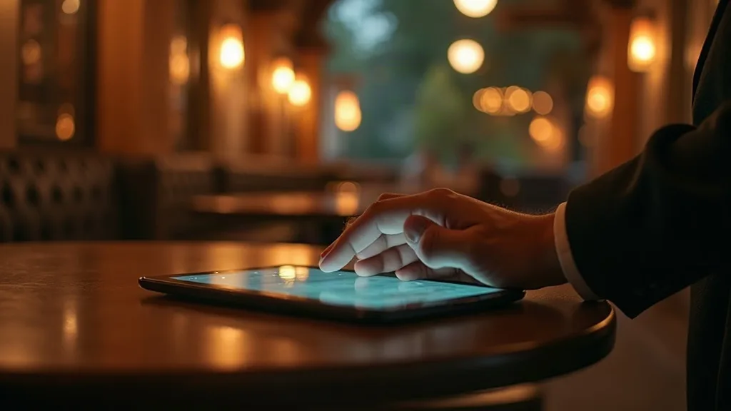 AI voor horeca: reserveringstablet