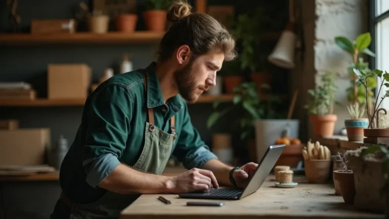 AI voor MKB: ondernemer met tablet