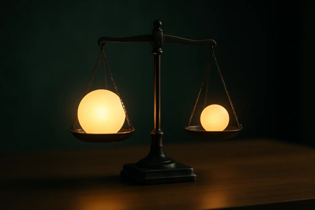 AI versus Google zoeken: balans met twee orbs