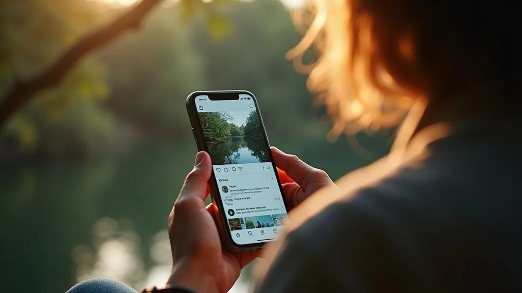 Facebook Ads kosten: social feed op telefoon