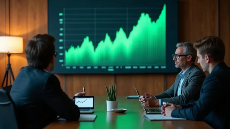 Google Ads voor B2B: adviesgesprek in een boardroom