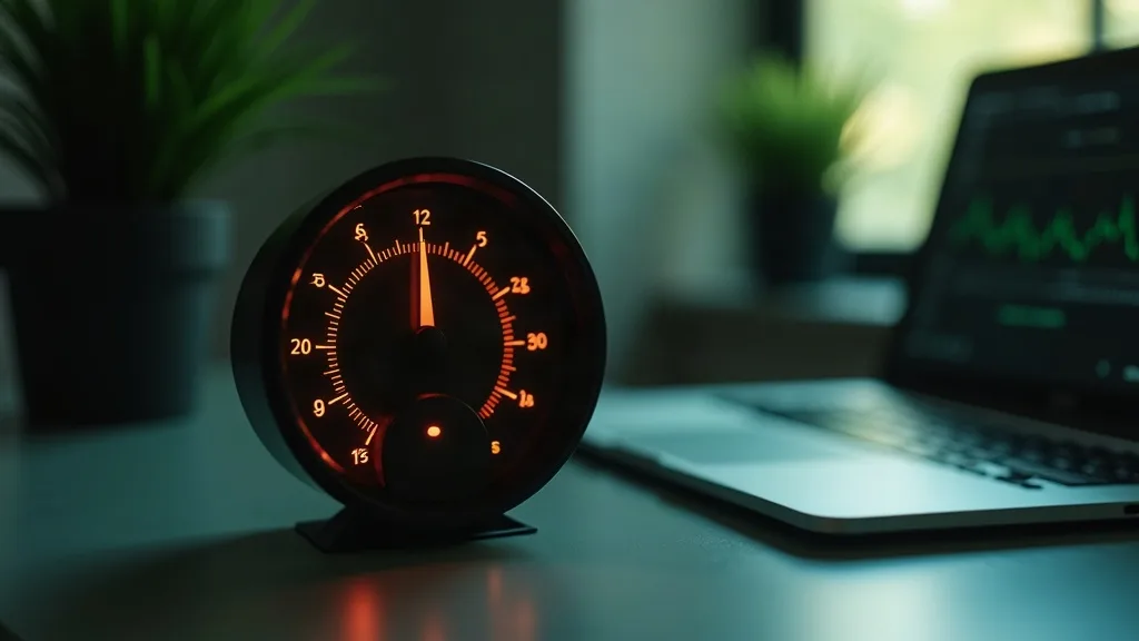 Quality Score verbeteren: analoge meter die naar hoge groene score wijst
