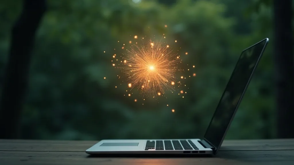 AI Overviews: neuraal netwerk boven laptop