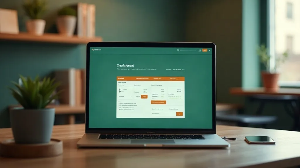 Klantportaal voorbeelden: klantendashboard op laptop