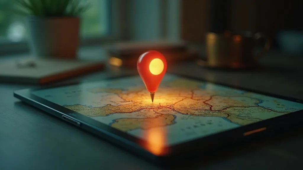 Lokale SEO verhuis: kaart met locatiepin
