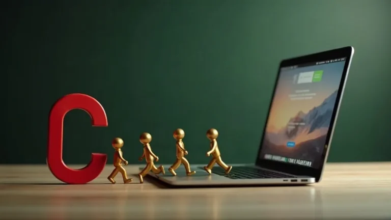 Meer leads via website: magneet die figuren naar een laptop met website trekt