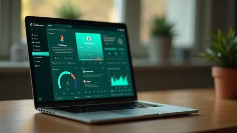 Microsoft Ads kosten: advertentiedashboard op laptop