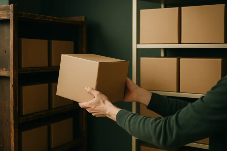 Overstappen naar Odoo: dozen verhuizen naar nieuw rek