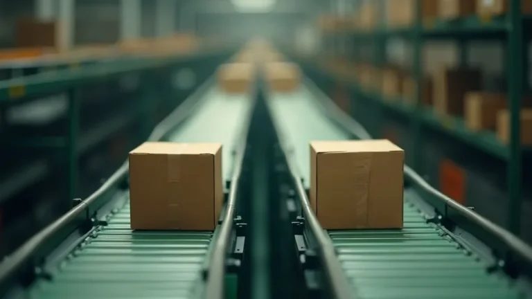 Productfeed-software vergeleken: twee lopende banden met producten