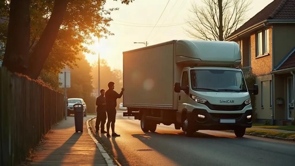 Marketing verhuisbedrijf: verhuisploeg laadt vrachtwagen