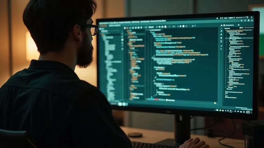 Webapplicatie kosten: applicatie-interface op monitor