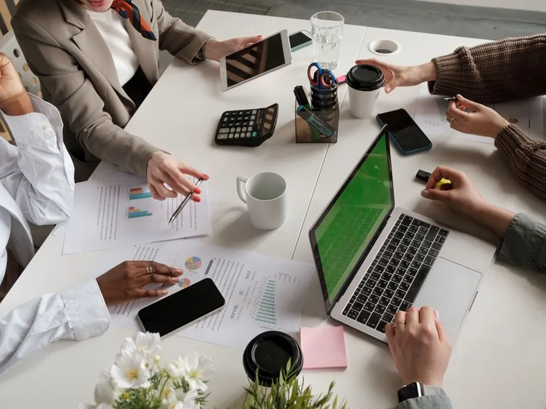 Het Webgilde team aan het werk